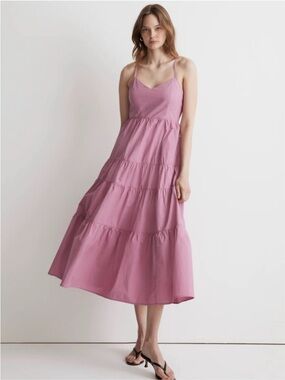 Madewell Sidonie Poplin Maxi Dress